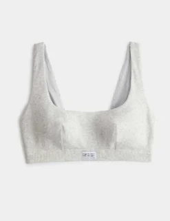 Juni Cotton Rib Non Wired Crop Top (A-E)