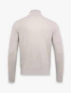Kanobix Cotton Rich Half Zip Jumper with Cashmere