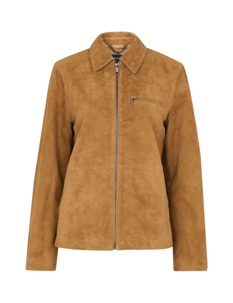 Kate Suede Collared Jacket
