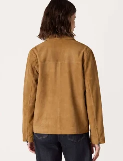 Kate Suede Collared Jacket