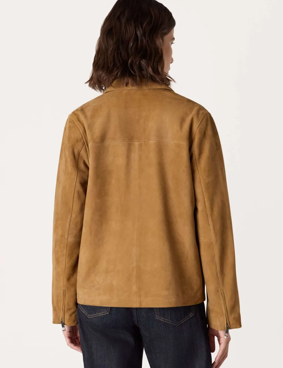 Kate Suede Collared Jacket