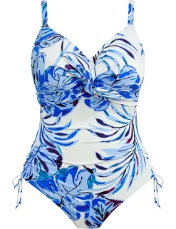 Kefalonia Floral Wired Twist Front Swimsuit (D-H)
