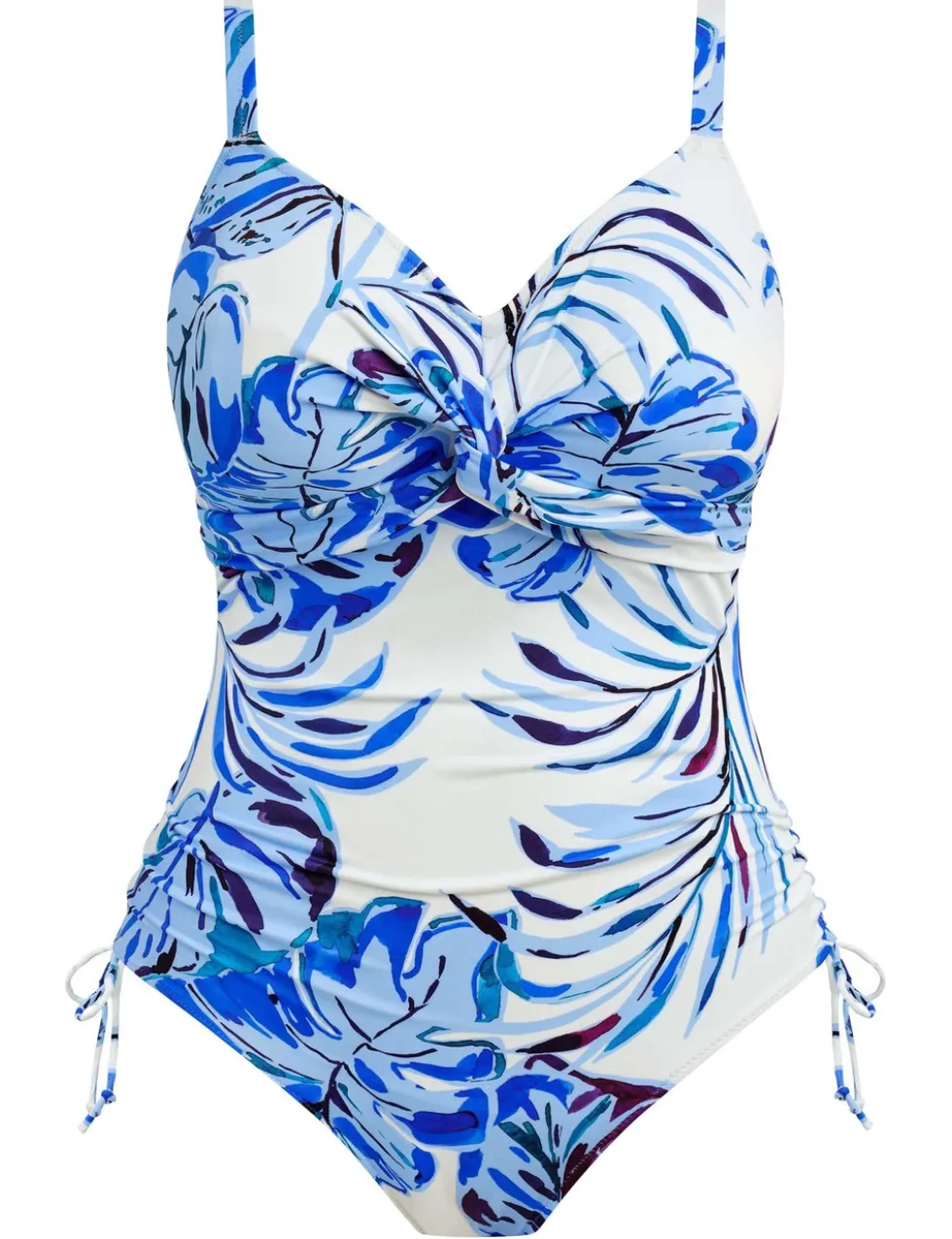 Kefalonia Floral Wired Twist Front Swimsuit (D-H)