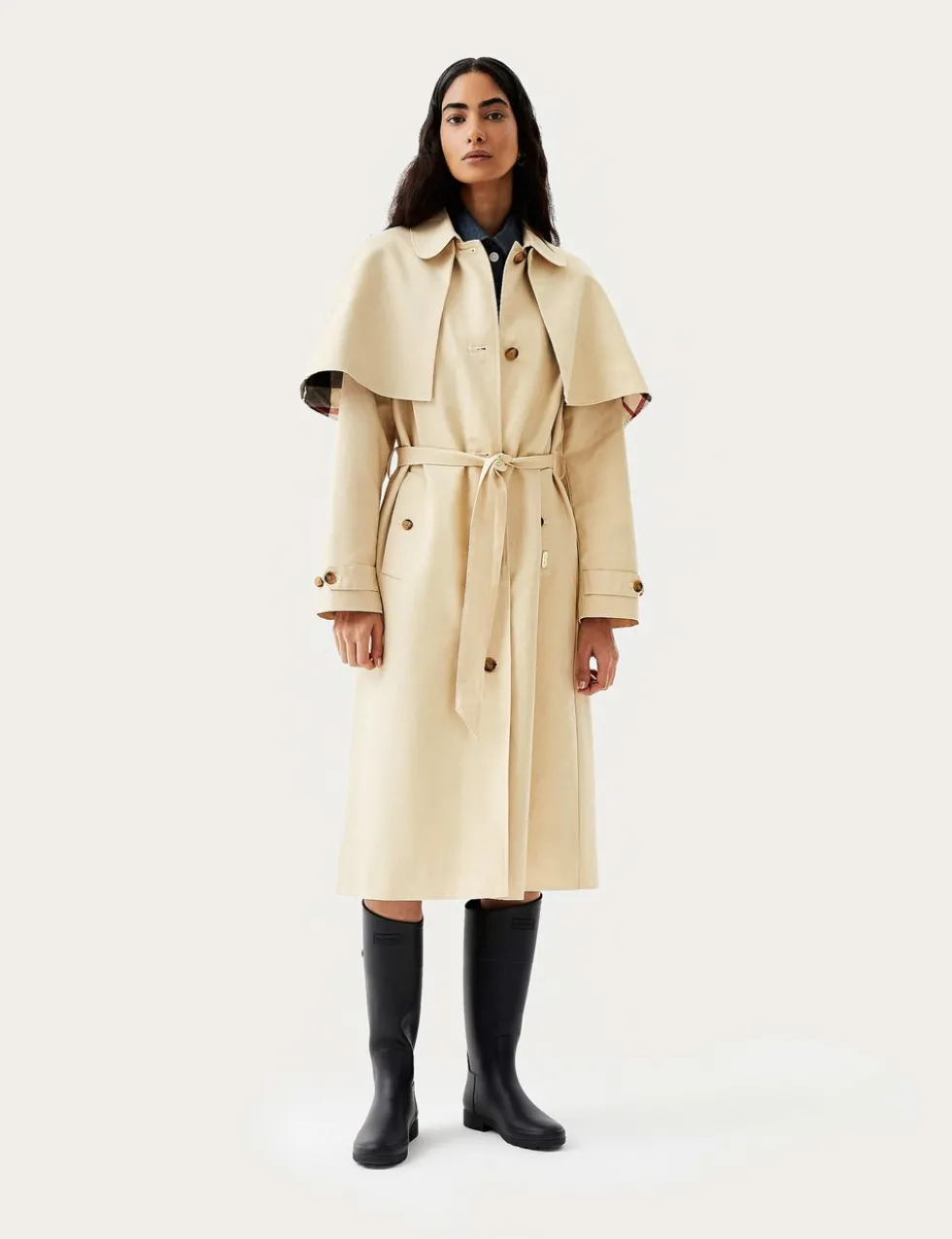 Keltie Pure Cotton Trench Coat