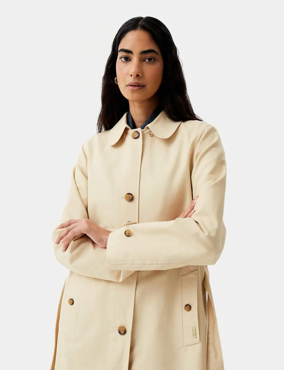 Keltie Pure Cotton Trench Coat