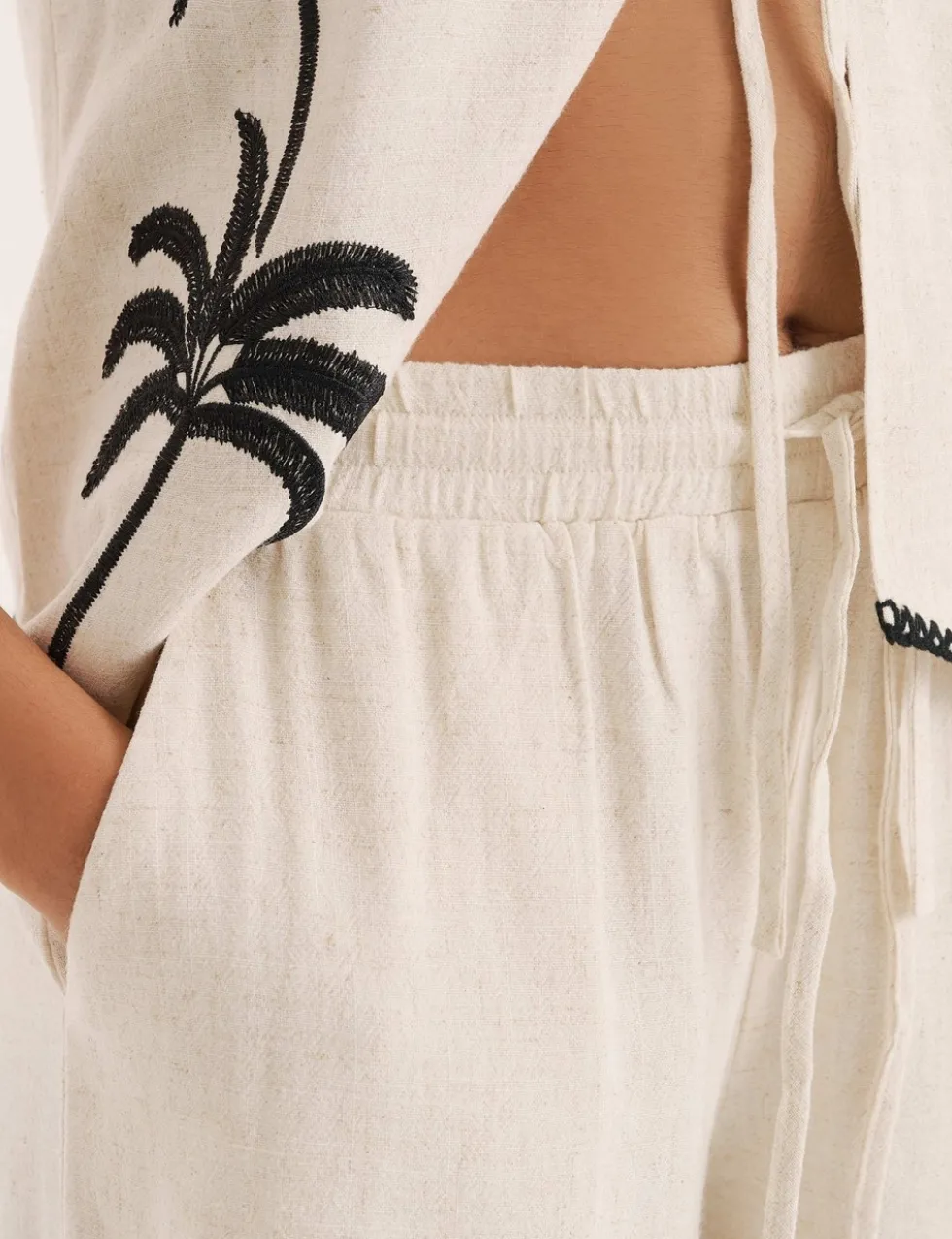 Kenna Co-ord Palm Print Shorts