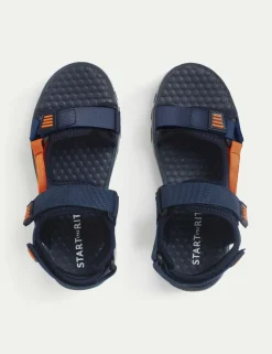 Kids' Leather Riptape Sandals (8½ Small - 4 Large)