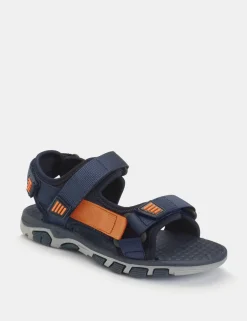 Kids' Leather Riptape Sandals (8½ Small - 4 Large)