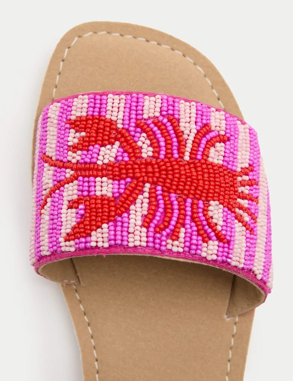 Kids' Beaded Lobster Riptape Sandals (10 Small - 4 Large)