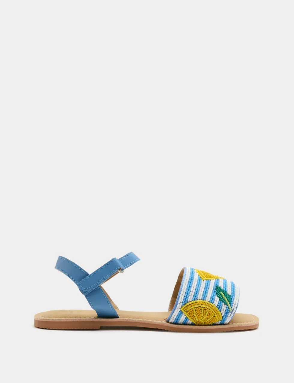 Kids' Beaded Lobster Riptape Sandals (10 Small - 4 Large)