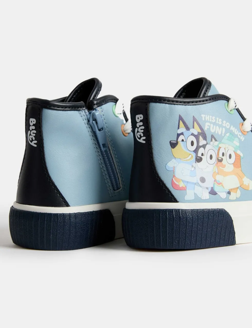 KIds' Bluey™ High Top Trainers (4 Small - 13 Small)