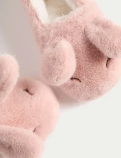 Kids' Bunny Slippers (4 Small - 2 Large)