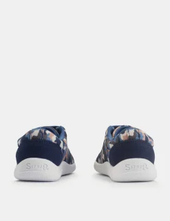 Kids' Canvas Camo Riptape Trainers (3 Small - 7 Small)