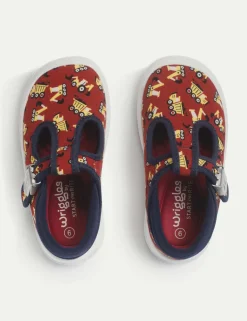 Kids' Canvas Digger T Bar Shoes (3 Small - 7 Small)