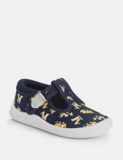 Kids' Canvas Digger T Bar Shoes (3 Small - 7 Small)