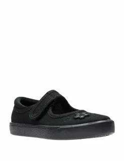 Kids' Canvas Floral Riptape Plimsolls (7 Small - 4 Large)