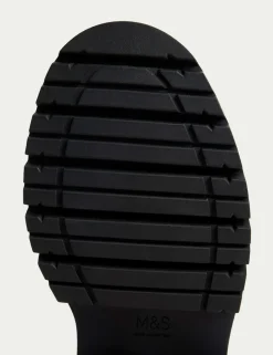 Kids' Chunky T Bar Leather School Shoes (2½ Large - 7 Large)