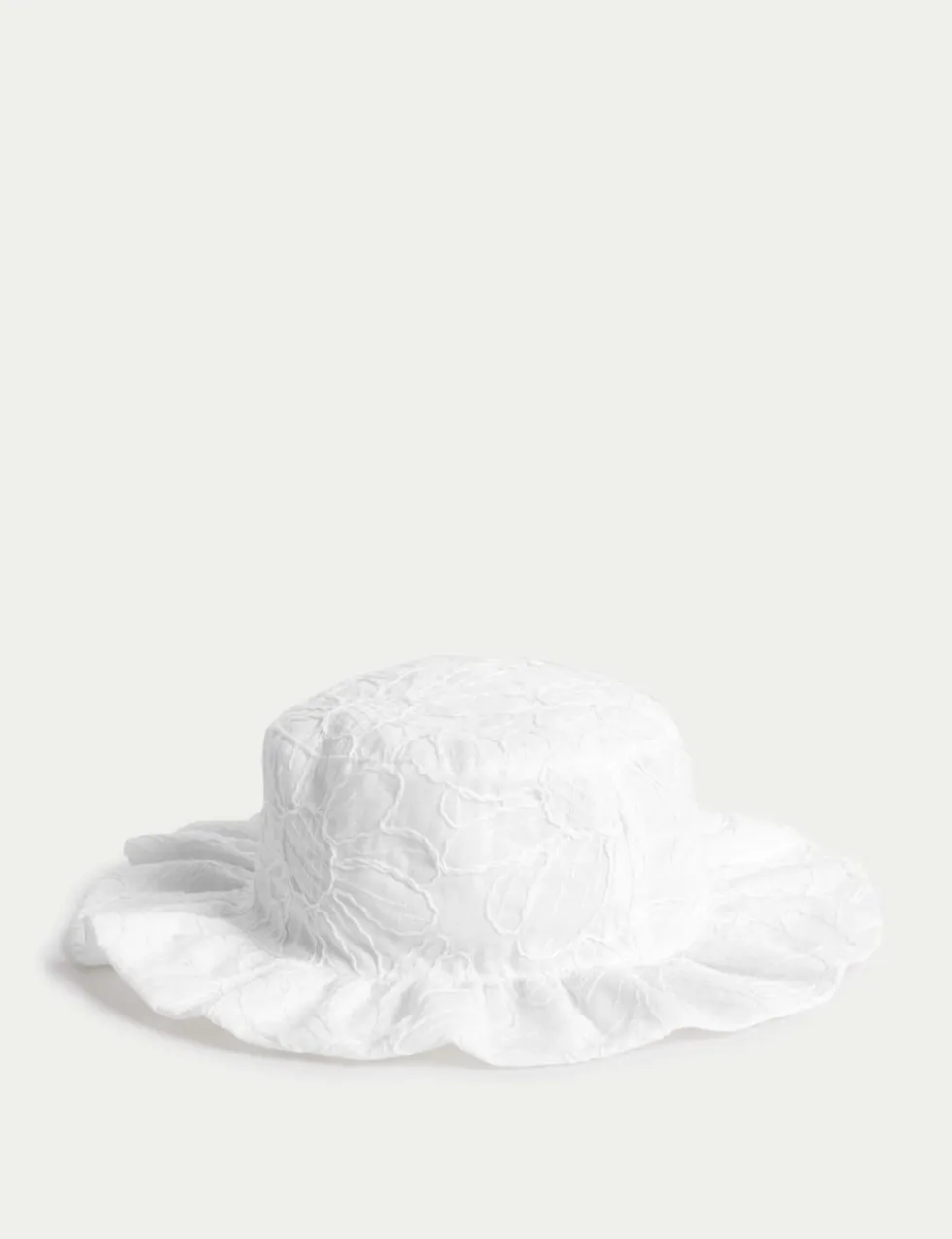 Kids' Cotton Rich Embroidered Sun Hat (0-3 Yrs)