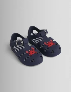 Kids' Crab Riptape Jelly Sandals (4 Small-11 Small)