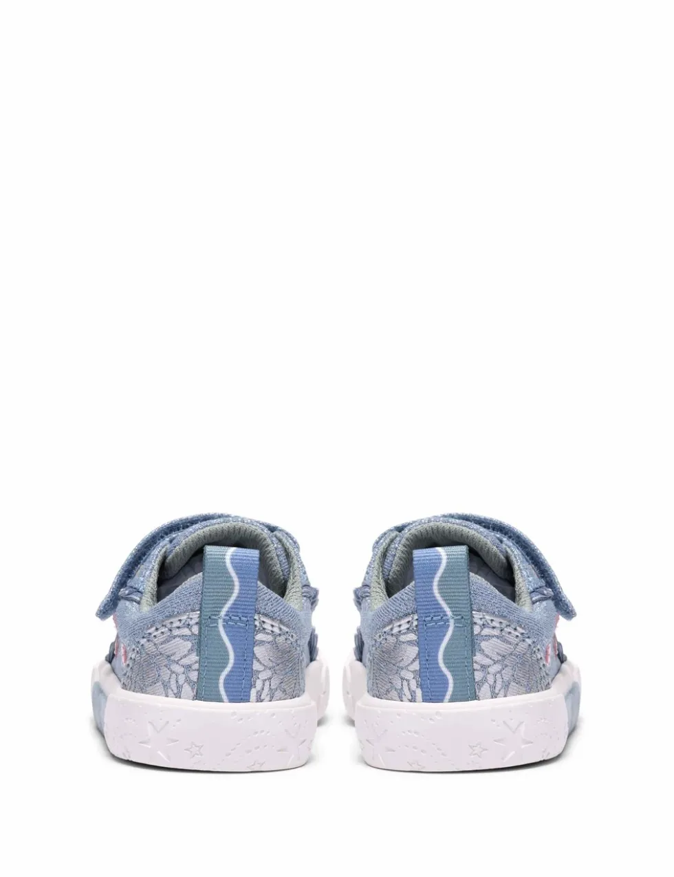 Kids' Denim Canvas Riptape Trainers (4 Small-6 ½ Small)