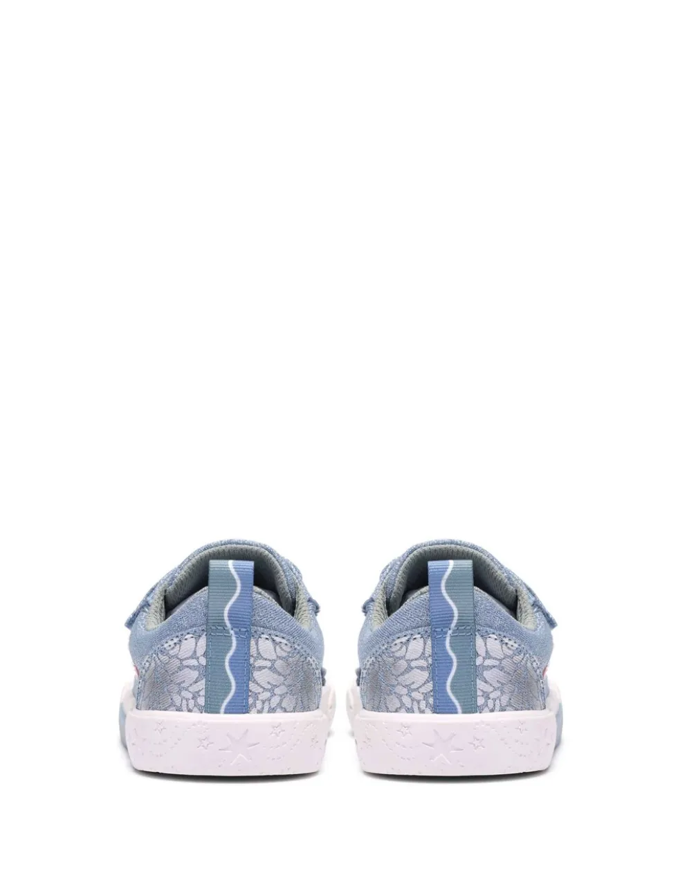 Kids' Denim Canvas Riptape Trainers (7 Small-9½ Small)