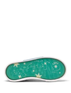 Kids' Denim Canvas Riptape Trainers (7 Small-9½ Small)