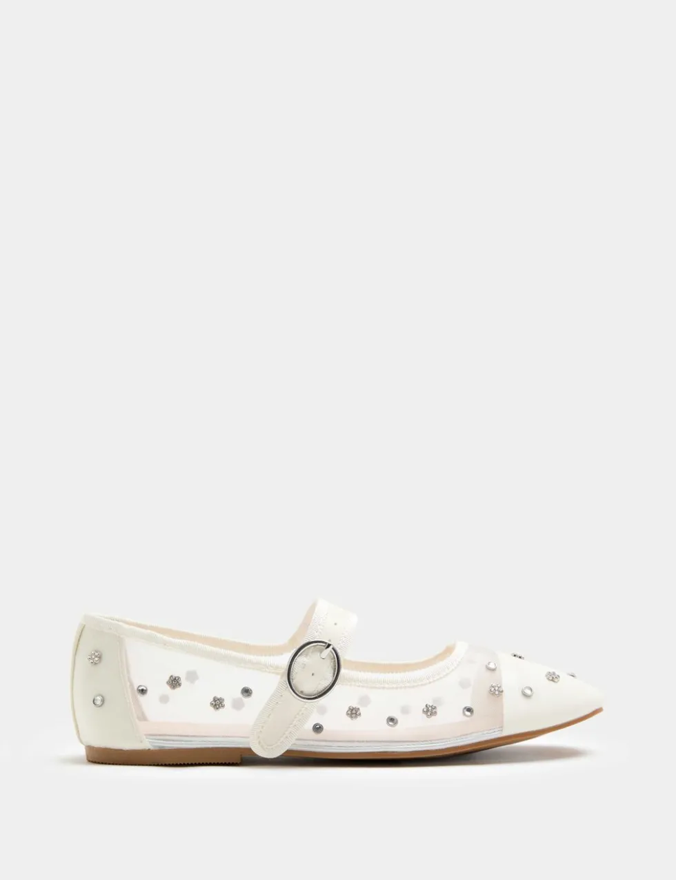 Kids' Diamanté Ballet Pumps (10 Small - 4 Large)