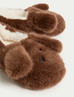 Kids' Dog Slippers (4 Small - 13 Small)