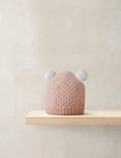 Kids' Double Pom Pom Knitted Winter Hat (0-12 Mths)