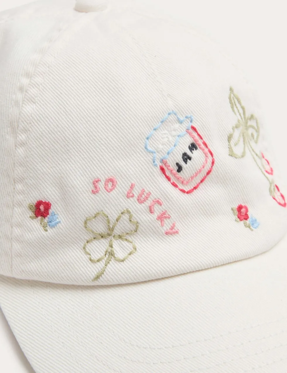 Kids' Embroidered Jam Design Cap (3-13 Yrs)