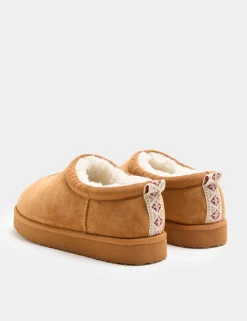Kids' Faux Fur Lined Slippers (9 Small - 7 Large)