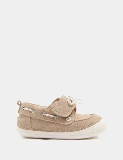 Kids' First Walker Suede Boat Shoes (2 Small-5 Small)