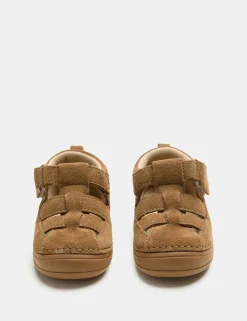 Kids' First Walker Suede Fisherman Sandals (2-5 Small)