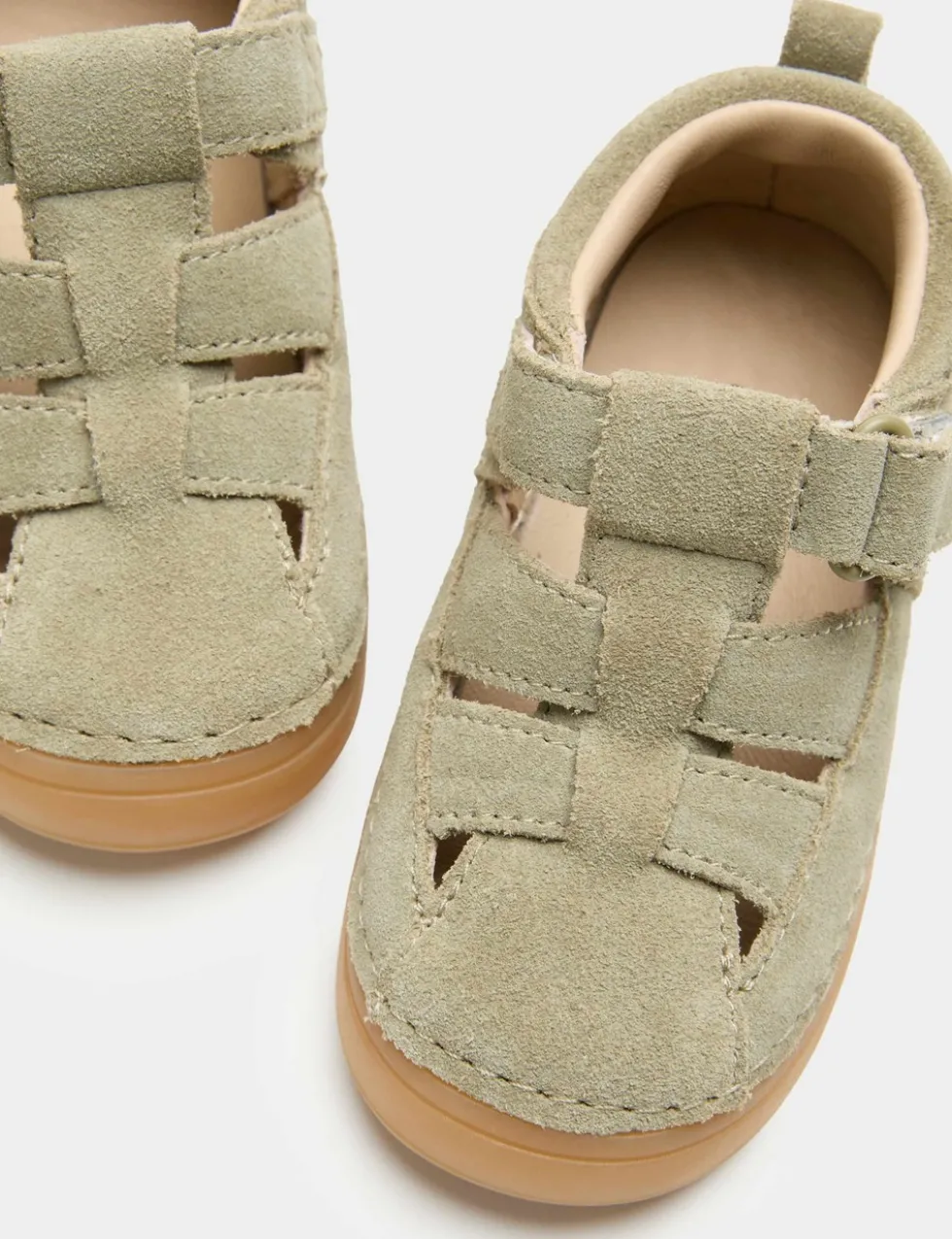 Kids' First Walker Suede Fisherman Sandals (2-5 Small)