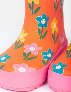 Kids' Floral Wellies (1 Small - 13 Small)