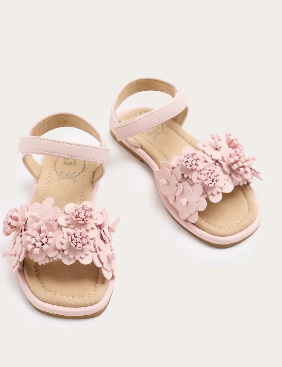 Kids Flower Strap Sandals (4 Small-2 Large)