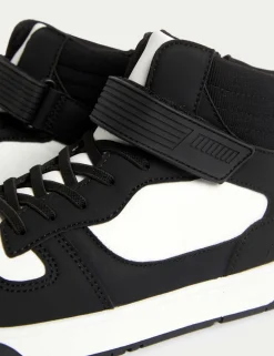 Kids' Freshfeet™ Riptape High Top Trainers (4 Small - 7 Large)