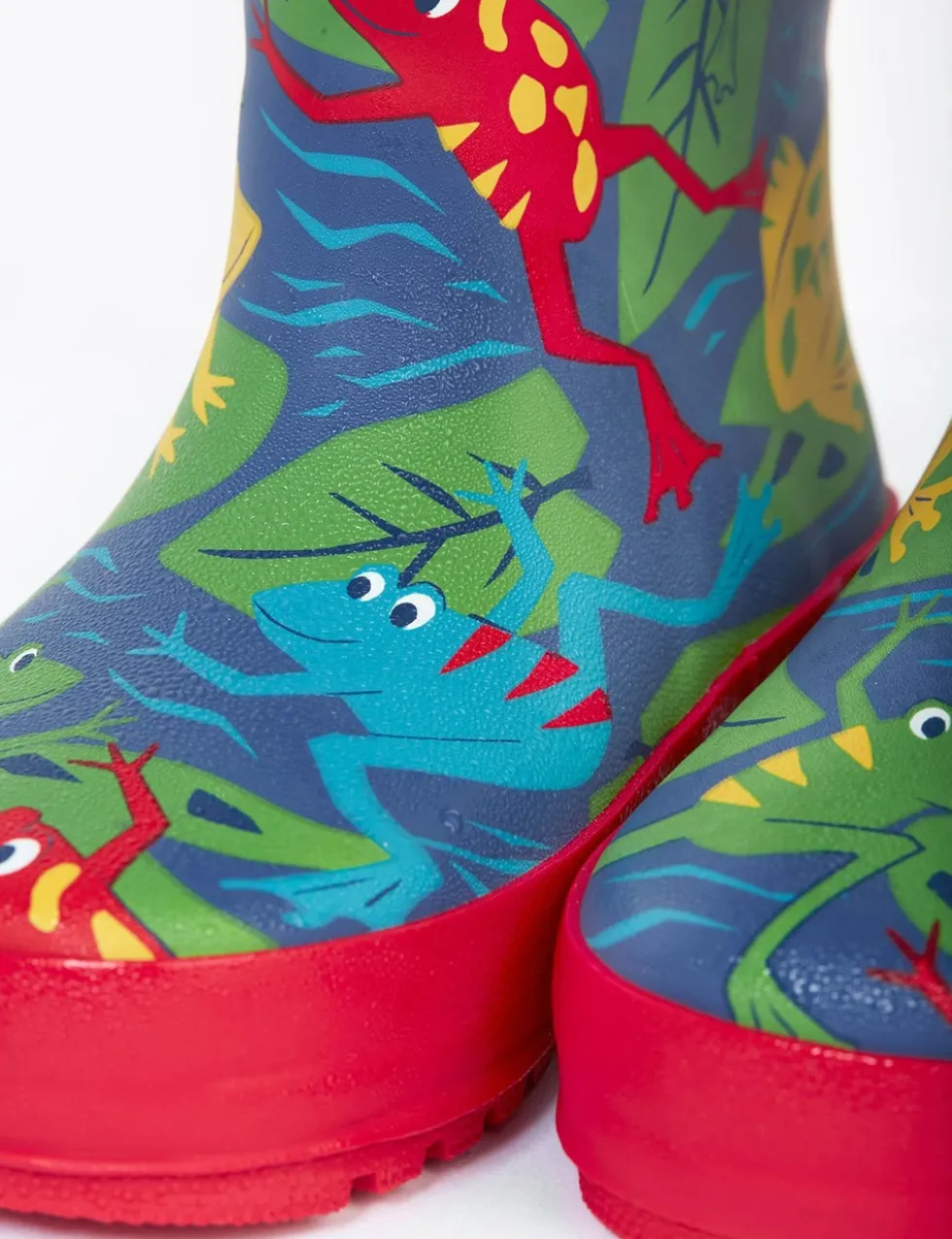 Kids' Frog Wellies (1 Small - 13 Small)