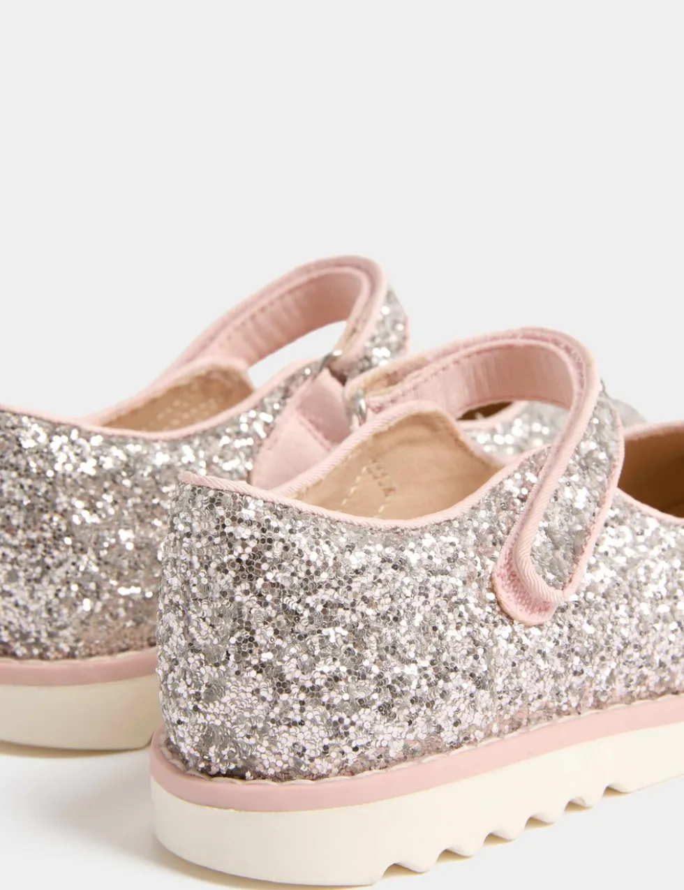 Kids' Glitter Mary Jane Shoes (4 Small - 2 Large)