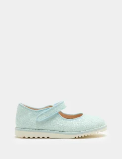 Kids' Glitter Mary Jane Shoes (4 Small - 2 Large)