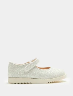Kids' Glitter Mary Jane Shoes (4 Small - 2 Large)