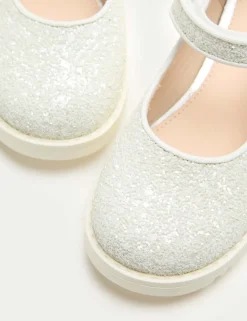 Kids' Glitter Mary Jane Shoes (4 Small - 2 Large)