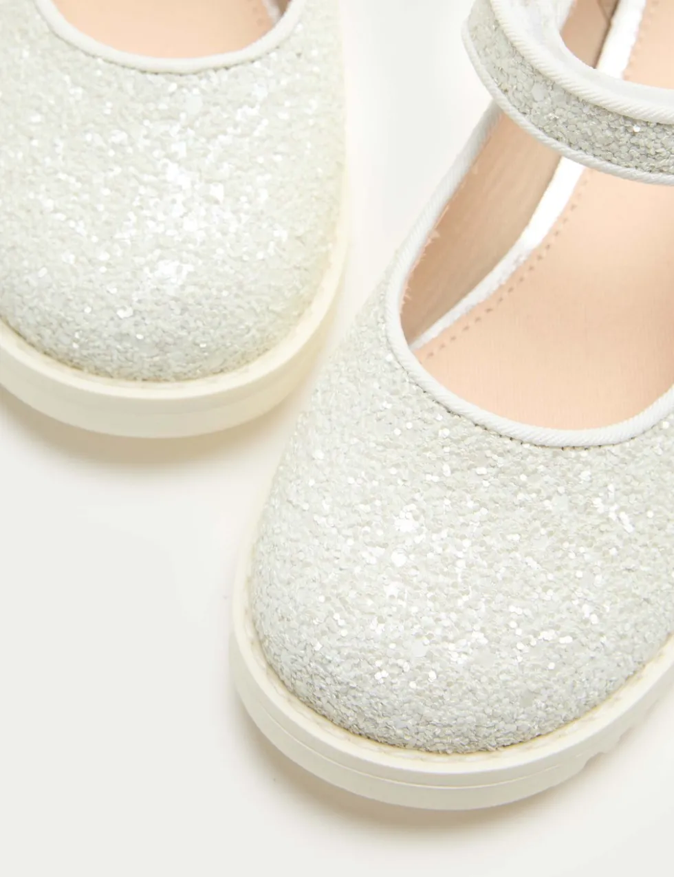 Kids' Glitter Mary Jane Shoes (4 Small - 2 Large)