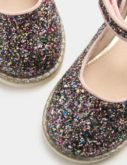 Kids' Glitter Mary Jane Shoes (4 Small - 2 Large)