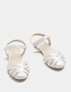 Kids' Glitter Sandals (4 Small-2 Large)