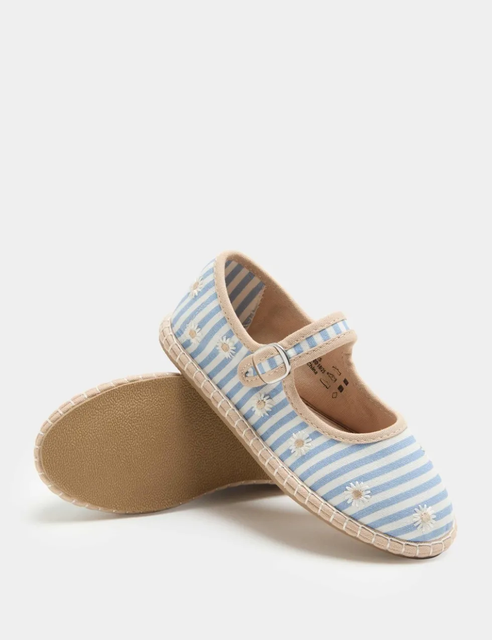 Kids' Heritage Stripe Ballet Shoes (4 Small-2 Large)