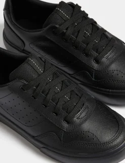Kids' Lace up Leather School Shoes (2½ Large - 9 Large)