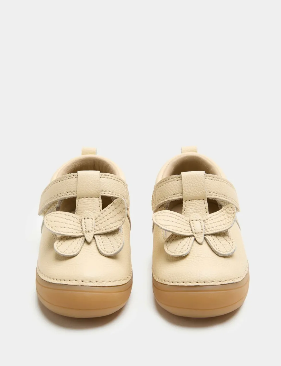 Kids' Leather Butterfly Mary Jane Shoes (2 Small-5 Small)