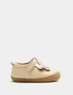 Kids' Leather Butterfly Mary Jane Shoes (2 Small-5 Small)