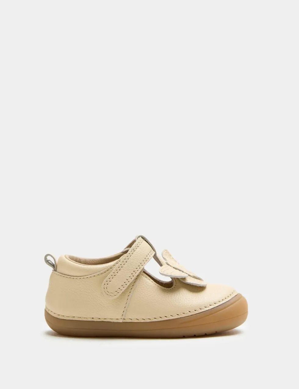 Kids' Leather Butterfly Mary Jane Shoes (2 Small-5 Small)